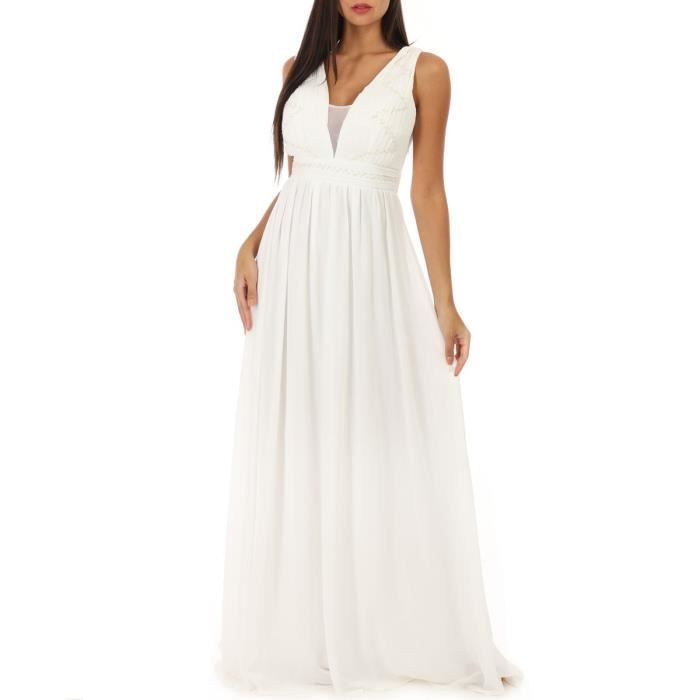 robe blanche xxl