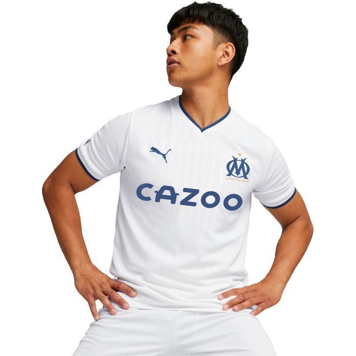 Maillot domicile OM 2022/23 - blanc/bleu - Cdiscount Sport