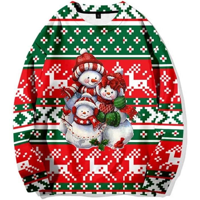 Pull De Noël Coca-Cola Femme – Taille M, Rouge, Ours Polaire, Col Rond