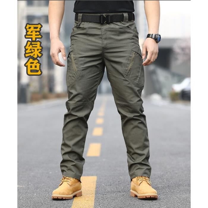 Pantalon Cargo Homme DUOLUVA - Tactique Multi-Poches Stretch Extensible