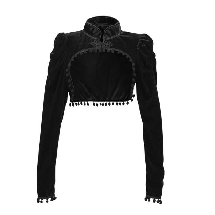 Manteau Femme à Capuche Steampunk Gothique Hiver - Veste Longue Vintage Chaud Imprimé Élégant, Manches Longues, Style Médiéval Chic Et Tendance