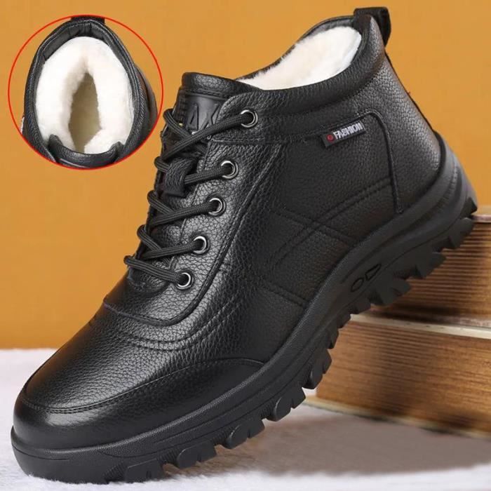 Bottes De Neige Enfant Gyeice - Garçon, Beiges, Imperméables, Chaudes, Antidérapantes, Taille UK 1/US 2