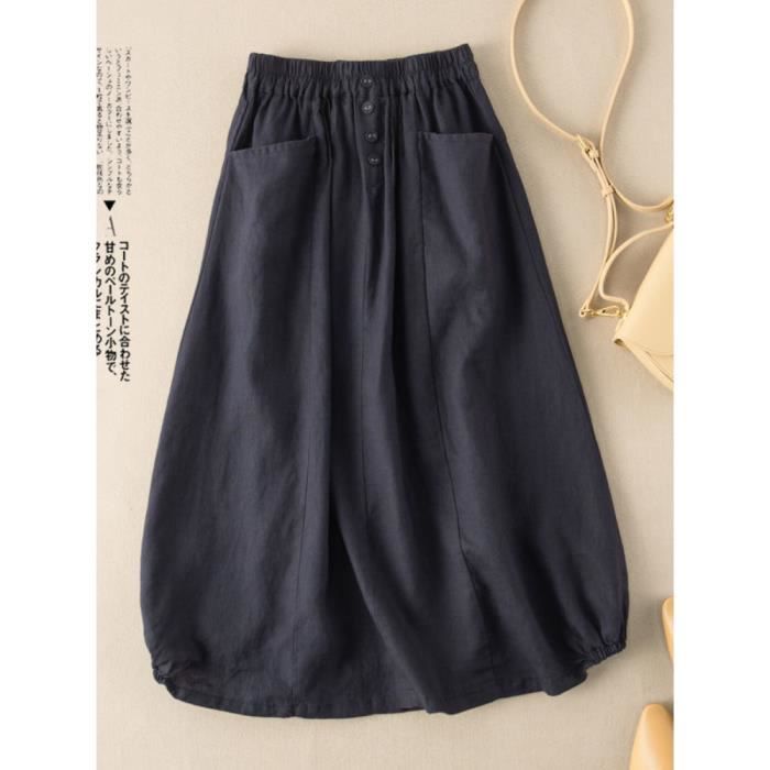 Jupe Short Liz Claiborne Femme Taille 10 – Beige Kaki – Coton Poches – Occasion