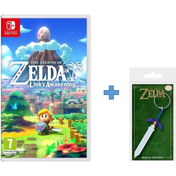 The Legend of Zelda Link's Awakening Jeu Switch + 1 Porte Zelda Offert -  Cdiscount Jeux vidéo