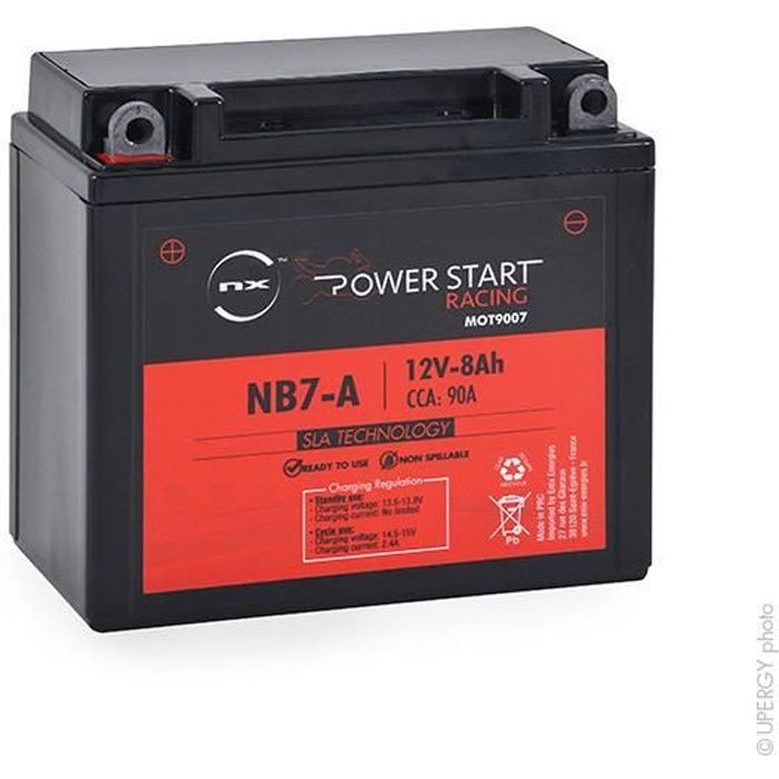 Batterie moto NB7-A / YB7-A 12V 8Ah-NX