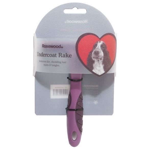 Meilleurs prix pour ROSEWOOD Râteau de toilettage sous-poil Soft Protection L - Pour chien