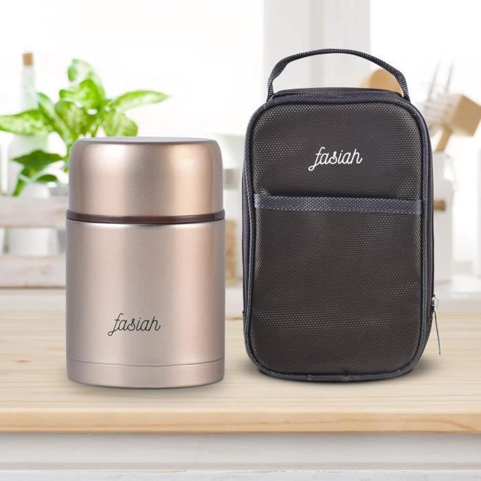 Thermos Alimentaire Avec Sac Isotherme Chaud 750Ml : Box ??tanche De Voyage Pour Repas Chaud, Mug 