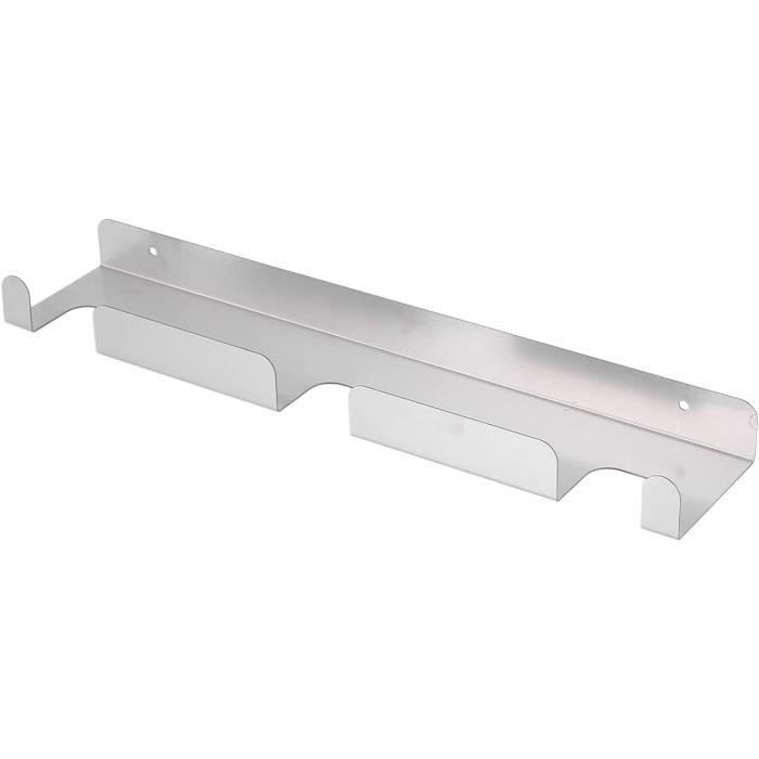 Porte-pelle à Pizza Mural En Inox - Étagère De Rangement Pour Ustensiles De Cuisine (brosses, Spatules) - 41.5 X 8.3 X 3 Cm