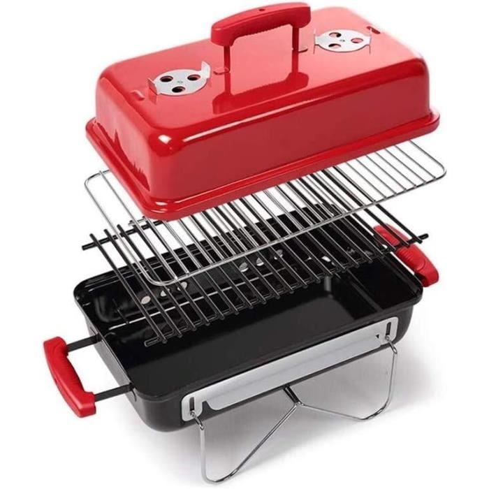 KIMISS Barbecue Grill Gril de feu de camp pliant Gril de barbecue de