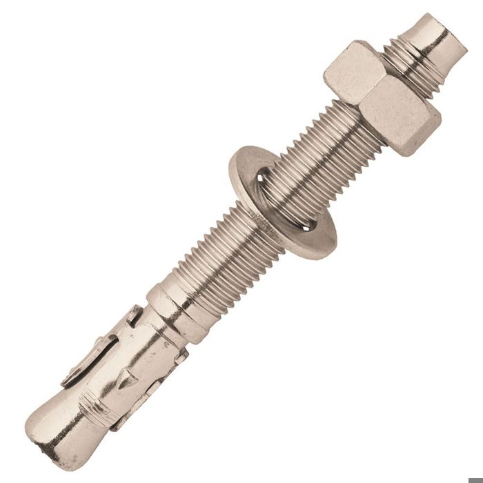 Vis D'Ancrage Escalade M8 - Acier Inoxydable - Portance 2500kg - Pour Escalade, Spéléo