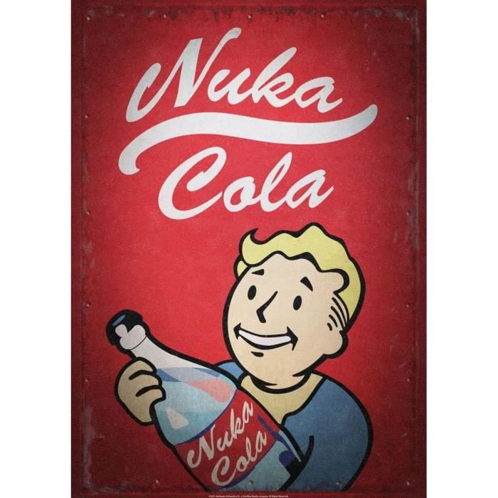 Displate - Poster en Métal - Monté sur Aimant - Fallout - Vault Boy Ad -  Taille M - 32x45cm13 - Cdiscount Maison