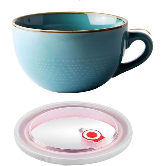 Bols Bol De Gros Calibre Avec Couvercle Baguettes Cuillère Bol En