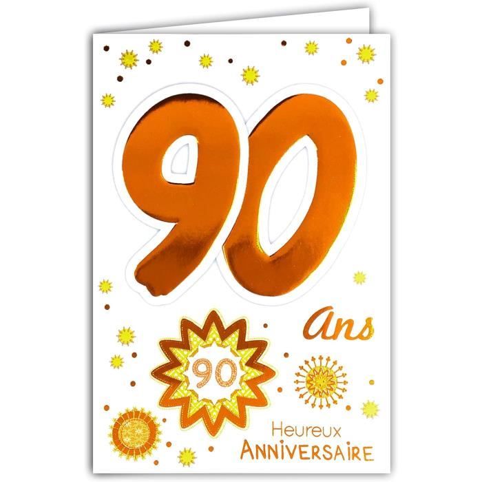 Geburtstagskarte '69-2036' Für 55. Geburtstag – Mit 3D-Prägung & Vergoldetem Umschlag, Personalisierbar | Hergestellt In Frankreich