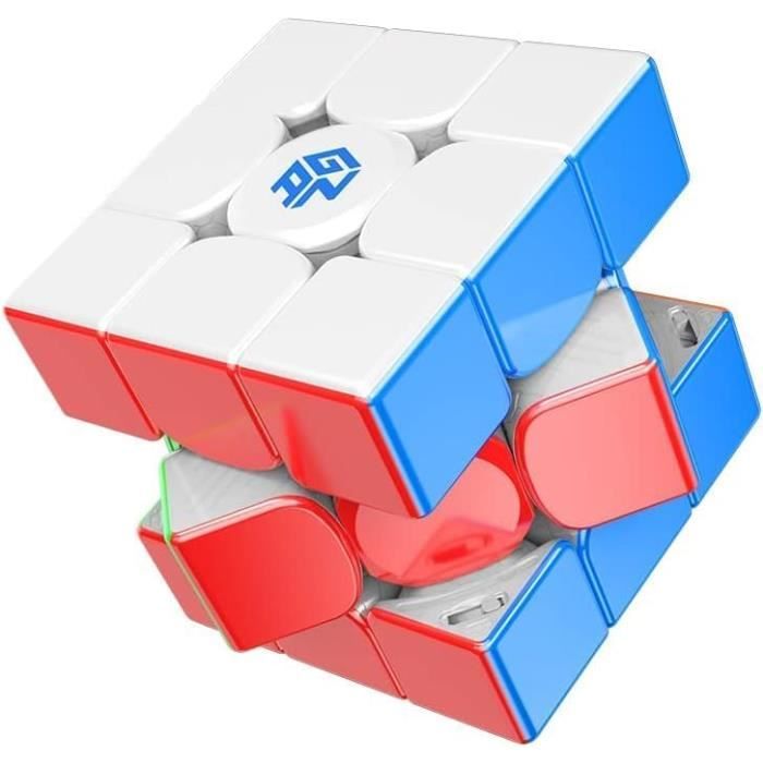 GAN Mini Magnétique Cube Magique 3x3, Cube de Vitesse sans Autocollant ...