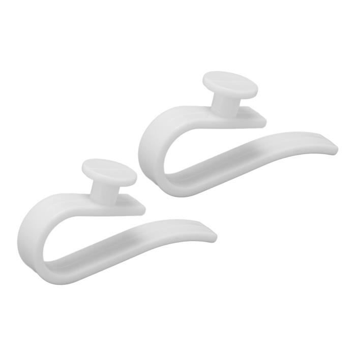 Lot De 2 Crochets Pour Pare-soleil Audi – Compatibles A3, A4L, A6L, A7, Q5, Q3, Couleur Beige, Plastique Résistant