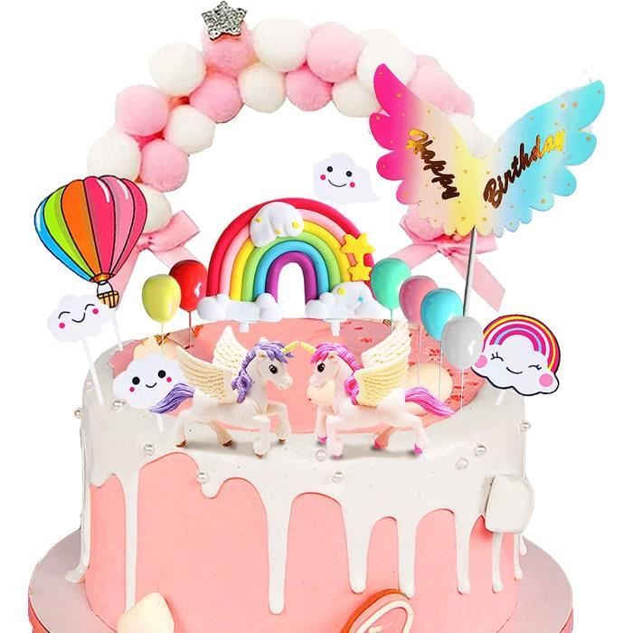 13 Cake Toppers En Carton Alimentaire – Décorations Pour Gâteaux Anniversaire, Mariage, Cupcakes - 3