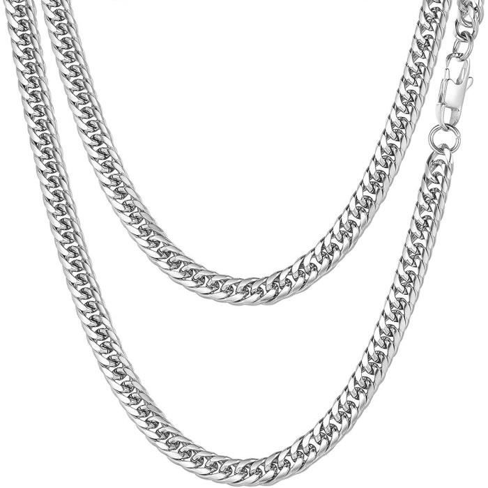 Chaîne Maille Forçat 1.5 Mm En Acier Inoxydable 316L Doré X 50cm P 167591
