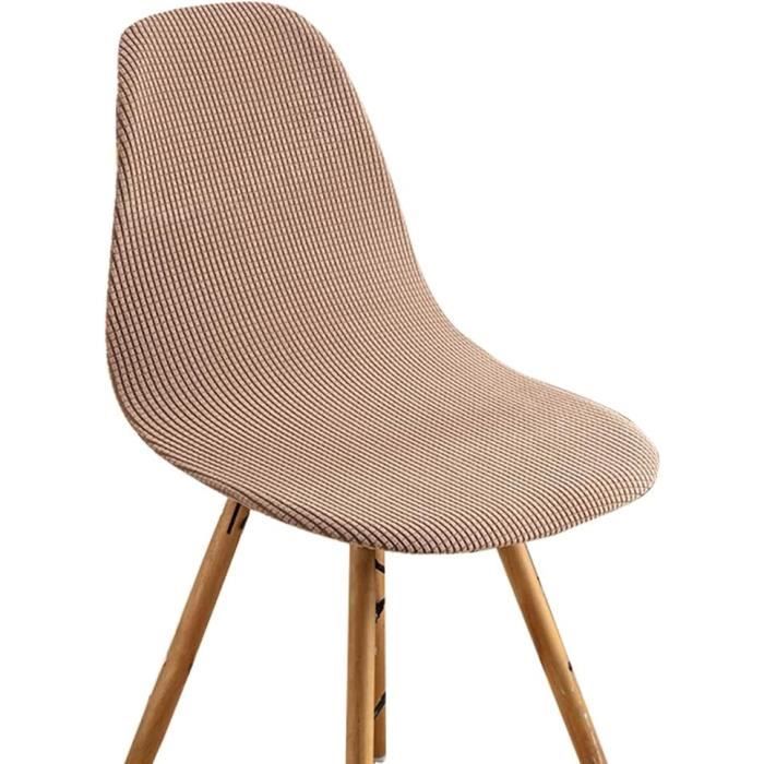 Housses Salle à Manger Housses De Chaise Scandinaves Élastiques - Protection Dossier Incurvé Universel Housses Chaise Extensibles