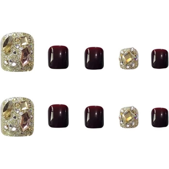 24 Pièces Faux Ongles d