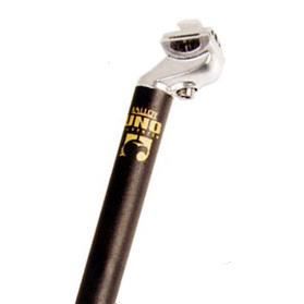 Tige de selle vélo - en aluminium - diamètre 26 mm - Longueur 350 mm - couleur noir