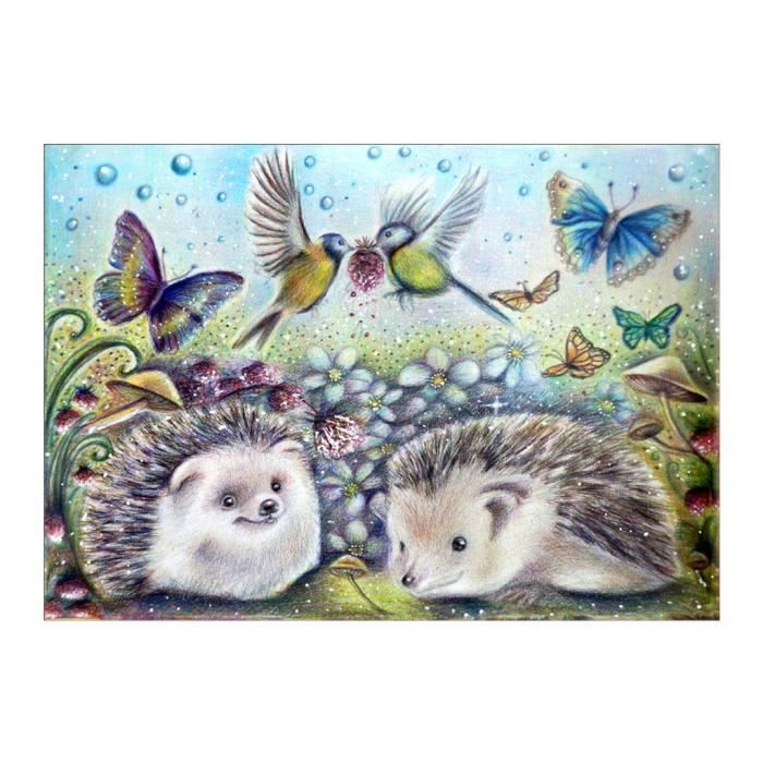 5d Broderie Diamant Kit Complet Herisson Mignon 5d Diamond Painting Strass Decoration De Noel Design Moderne 40x30cm Cdiscount