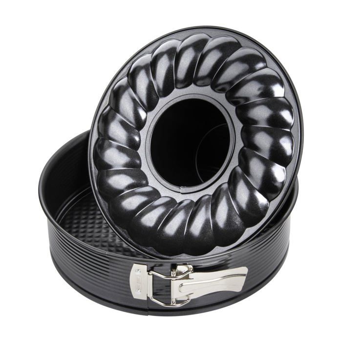 Moule à manqué et à savarin double fond 24 cm