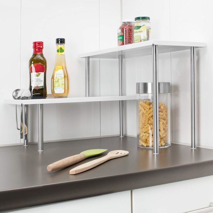 Wisuce Étagère d'angle à 3 niveaux, 100 % bambou véritable, étagères d Wisuce Étagère d'angle à 3 niveaux, 100 % bambou véritable, étagères d