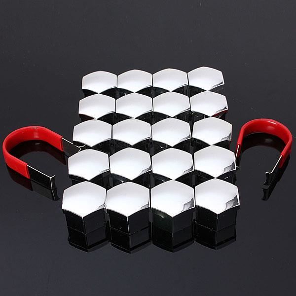 Capuchon D'écrou de Roue 20Pcs Boulon Ecrou Couvre Couvercle