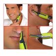 Tondeuse électrique pour sourcils et poils de nez - Homme - Vert-2