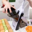Safety Slicer XL – Mandoline Coupe Légumes Multifonctions – Coupez tous vos aliments en tranches, juliennes, bâtonnets ou dés-2
