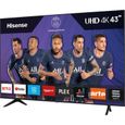 HISENSE 43AE7000F TV LED 43'' (108cm) UHD 4K - HDR - Smart TV - Ecran sans bord - 3 X HDMI 2.0-2