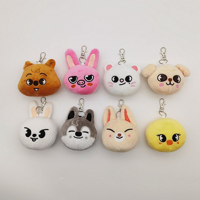 Porte-clés Stray Kids SK-ZOO Acrylique - Pendentif Membre KREYRING, Accessoire Fan K-Pop