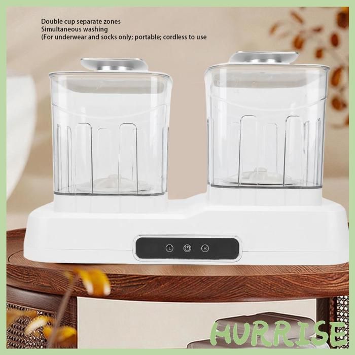 Machine à Laver Portable Mini Pour Sous-vêtements Et Vêtements Délicats - Rechargeable, Silencieuse - Idéale Voyage, Bébé, Petits Lavages