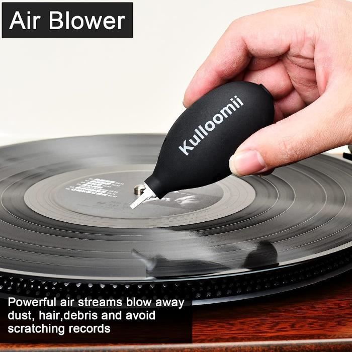 Brosse De Nettoyage Antistatique En Fibres De Carbone Pour Disques Vinyles - Accessoire Platine Vinyle Professionnel
