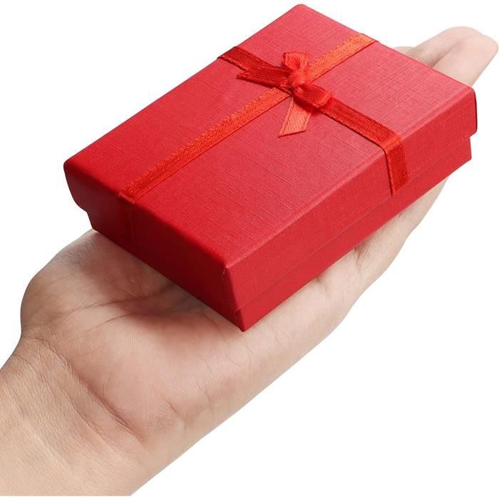 Boîte Cadeau Boite Carton Petite Boîtes à Bijoux en Papier Ecrin