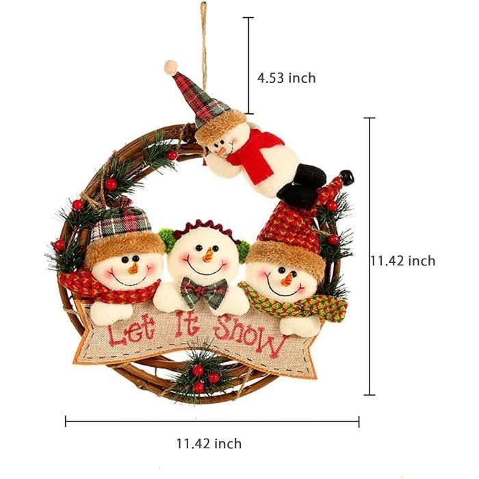 4 Nœuds De Noël En Velours Avec Boucles - Décoration Pour Sapin, Couronne, Porte, Fenêtre