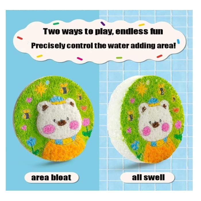 Éponge Texturée 3D en Papier Toile | Kit de Papier à Dessin - Fournitures Artistiques Texture Mousse 3D Avec Stylo Peinture Pour Projets, Accessoires Créatifs Et Cartes De