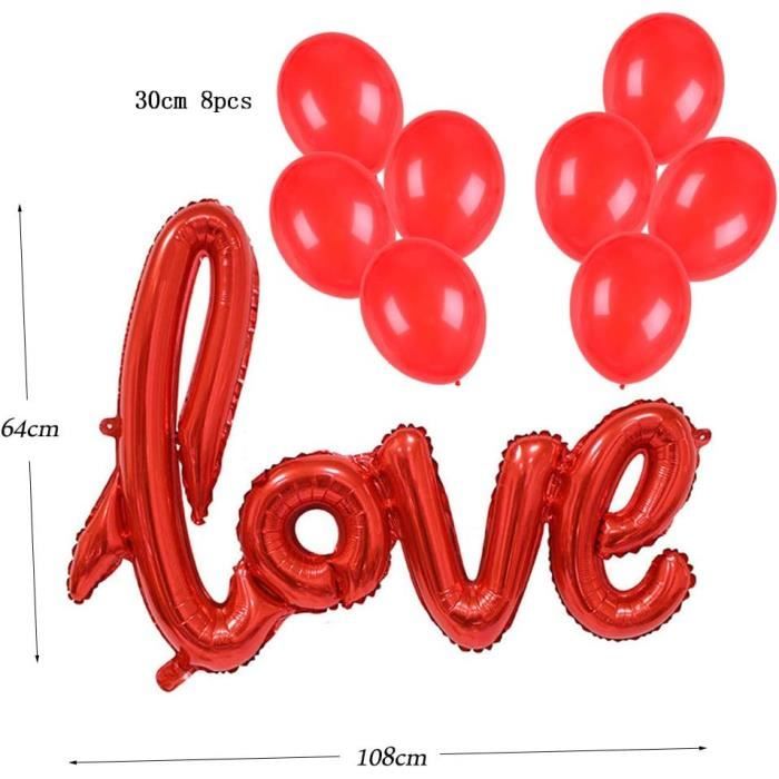 Guirlande de ballons en aluminium Love