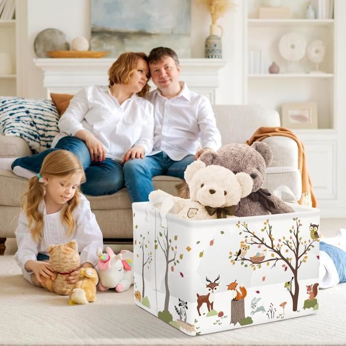 Boîte De Rangement Décorative Blafre En Métal – Avec Animaux, Style Vintage