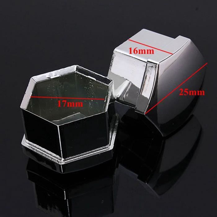 Lot De 20 Cache-écrous De Roue Universels En ABS Antirouille