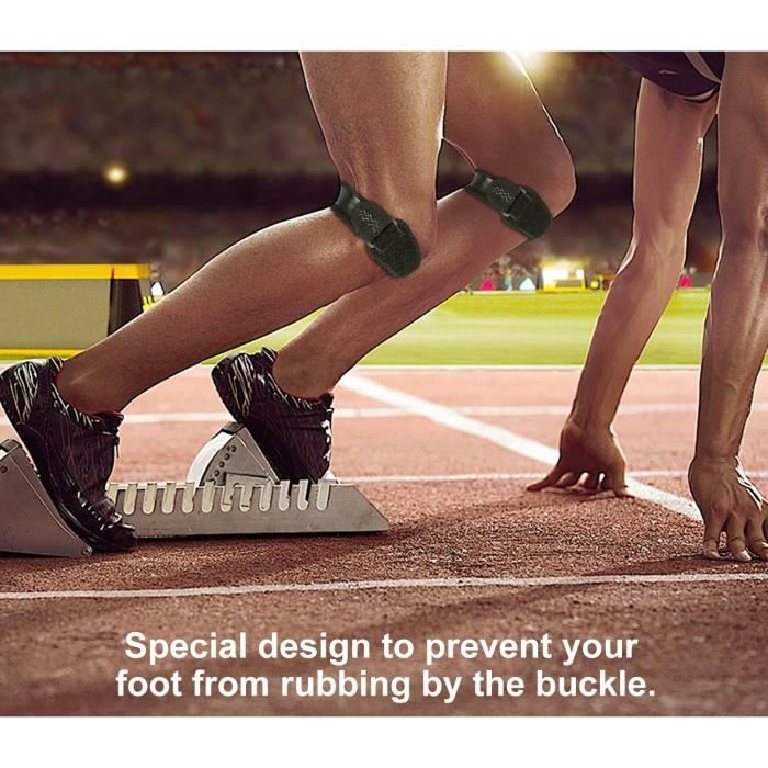 Genouillères Rotuliennes Réglables XPEX - Lot De 2, Stabilisation Pour Sport, Course, Fitness