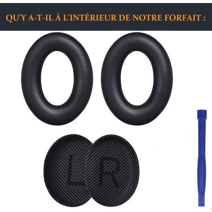 Oreillettes Coussinets Pour Bose QC35 Et QC35 II - Bleu Nuit - Accessory House