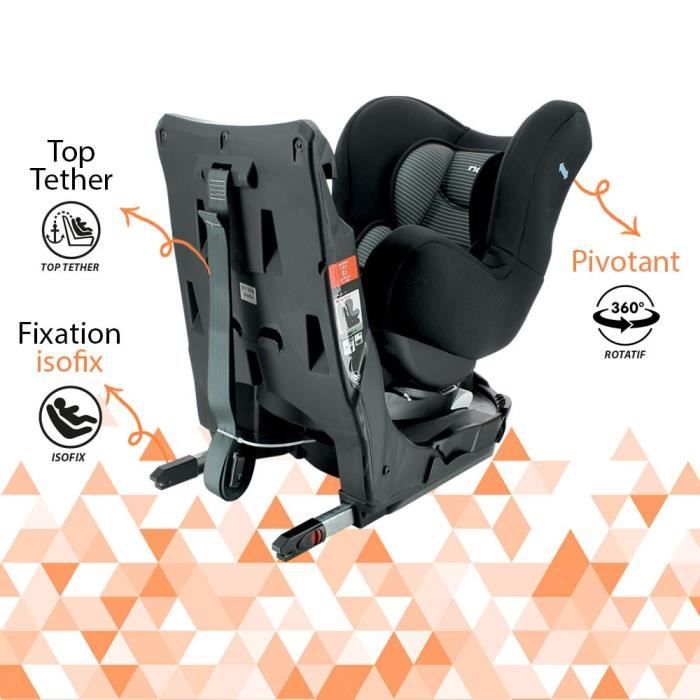 NANIA Siege Auto NANIA - Pack siege auto COSMO Isofix Groupe 0/1 (0-18Kg) + siege  auto BEFIX Easyfix Groupe 2/3 (15-36Kg) - Fabrication français pas cher 