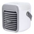 Mini climatiseur portable – Nosheir – Refroidisseur d'air USB silencieux 300ml avec lumière LED – Pour bureau, maison et été – Blanc
