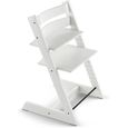 STOKKE Tripp Trapp - Chaise haute évolutive - Réglable de la naissance à l’âge adulte - Confortable et ergonomique - Blanc-0