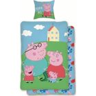 PEPPA PIG-LOT DE 1 Parure de lit-Housse de couette 140X200 cm+ Taie 63X63 cm. Coton