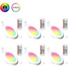 ONEVER 6pcs LED Spots Encastrables Ampoule RGB Couleur Changement Lampe Blanc Froid 5700K plafond Jour Plafonnier Encastré avec