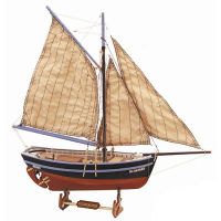 Maquette en bois - Bon Retour - ARTESANIA - Coquiller de la rade de Brest - 10.30 cm - 39.50 cm
