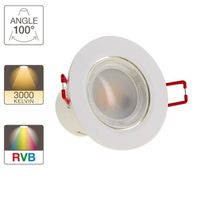 Spot integré LED - 345 lumens - color-W