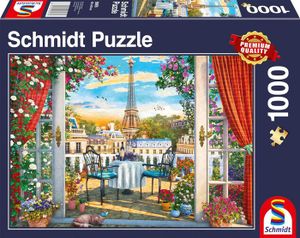 PUZZLE Terrasse à Paris, Puzzle de 1000 pièces, 58976, Co